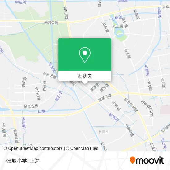 张堰小学地图