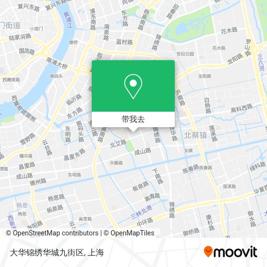 大华锦绣华城九街区地图