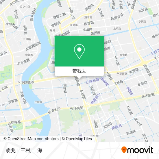 凌兆十三村地图
