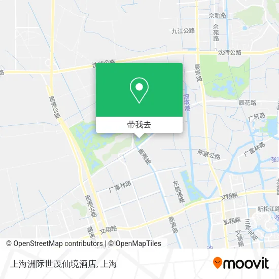 上海洲际世茂仙境酒店地图