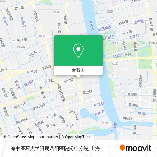 上海中医药大学附属岳阳医院闵行分院地图