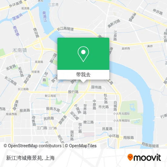 新江湾城雍景苑地图