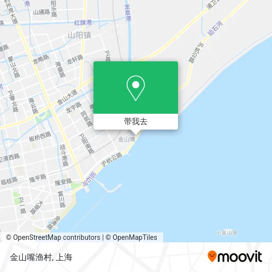 金山嘴渔村地图