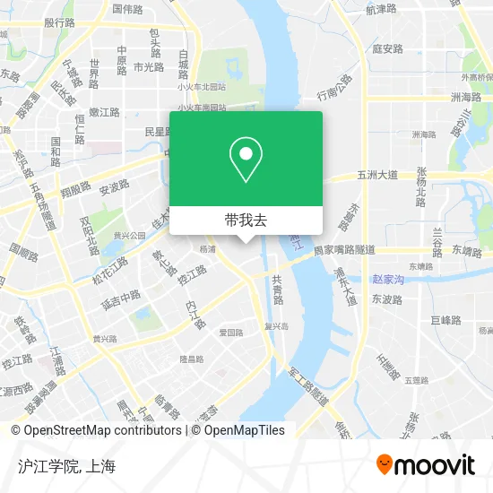 沪江学院地图