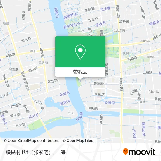联民村1组（张家宅）地图