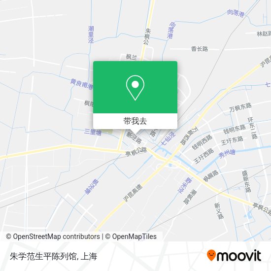 朱学范生平陈列馆地图