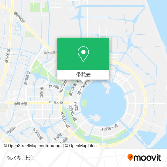 滴水湖地图