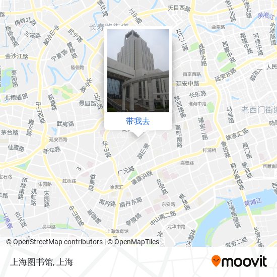 上海图书馆地图