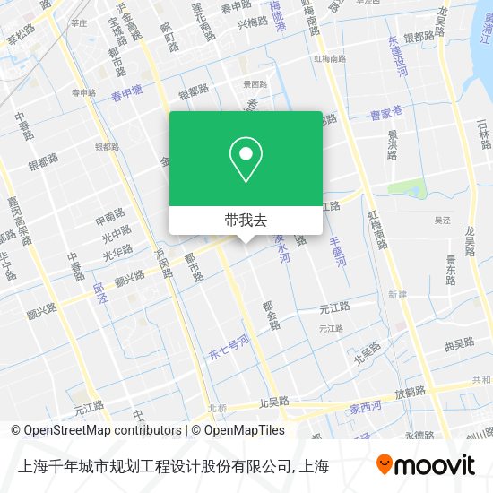 上海千年城市规划工程设计股份有限公司地图