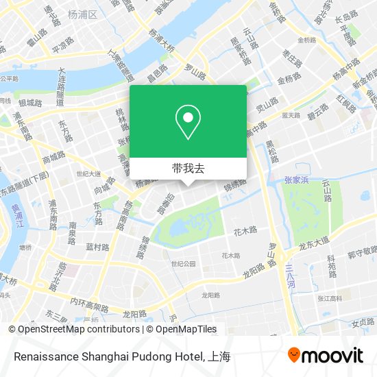 Renaissance Shanghai Pudong Hotel地图