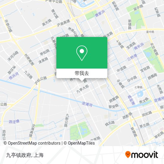 九亭镇政府地图