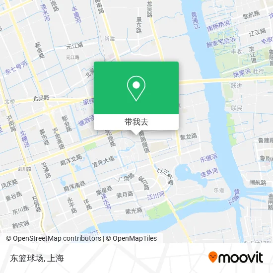 东篮球场地图