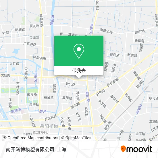 南开曙博模塑有限公司地图