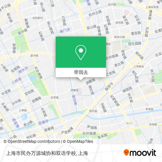 上海市民办万源城协和双语学校地图