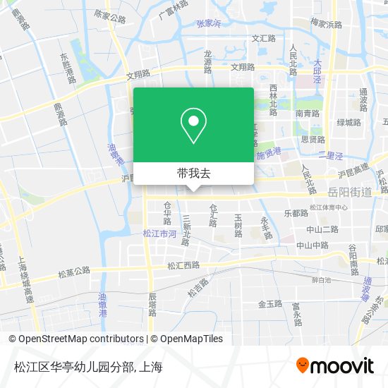 松江区华亭幼儿园分部地图
