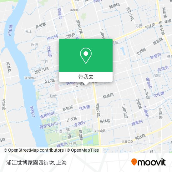 浦江世博家園四街坊地图