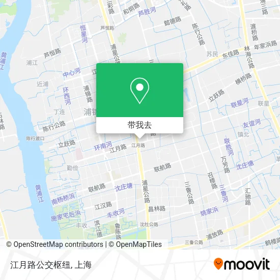 江月路公交枢纽地图