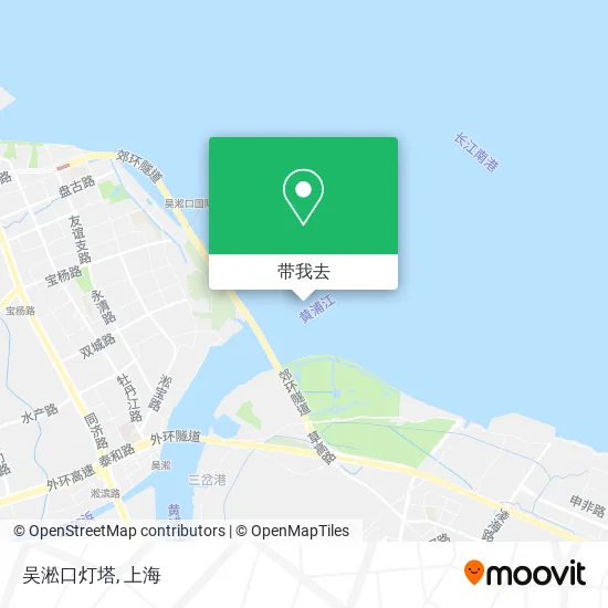 吴淞口灯塔地图