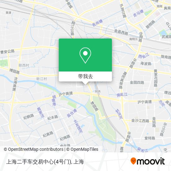 上海二手车交易中心(4号门)地图