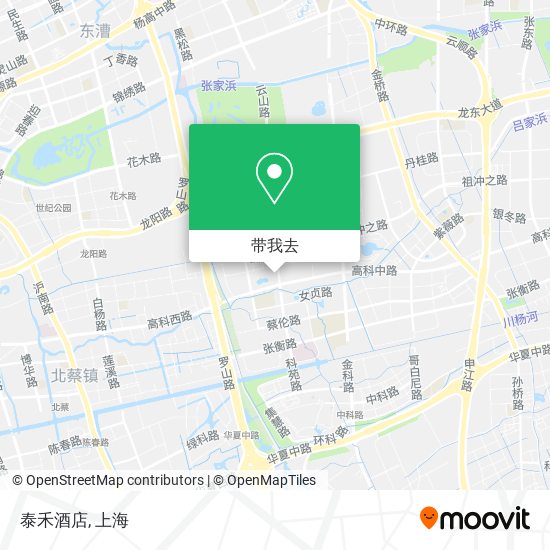 泰禾酒店地图