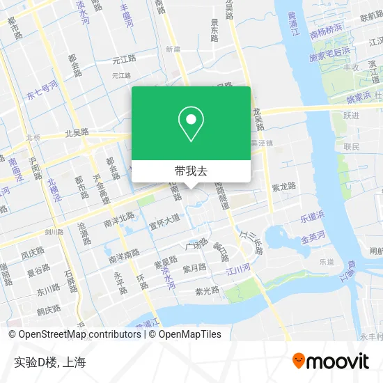 实验D楼地图