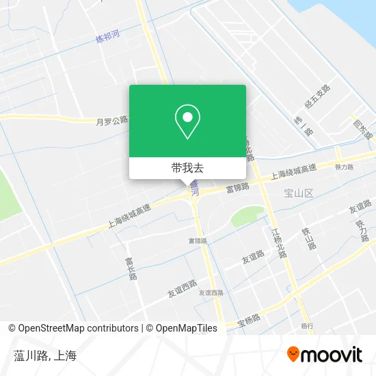 蕰川路地图