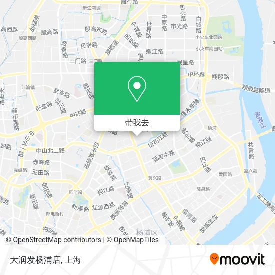 大润发杨浦店地图