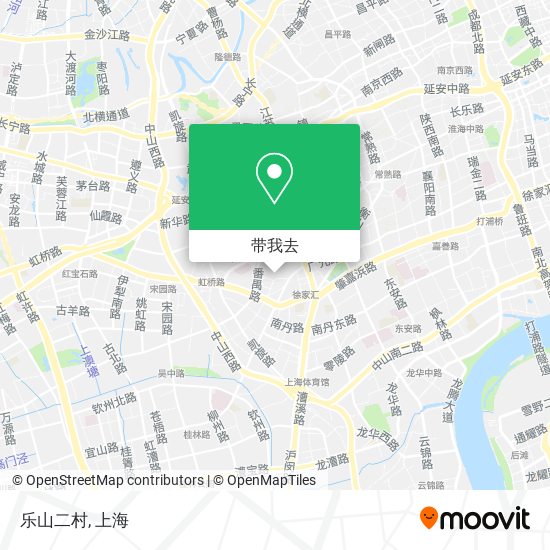乐山二村地图