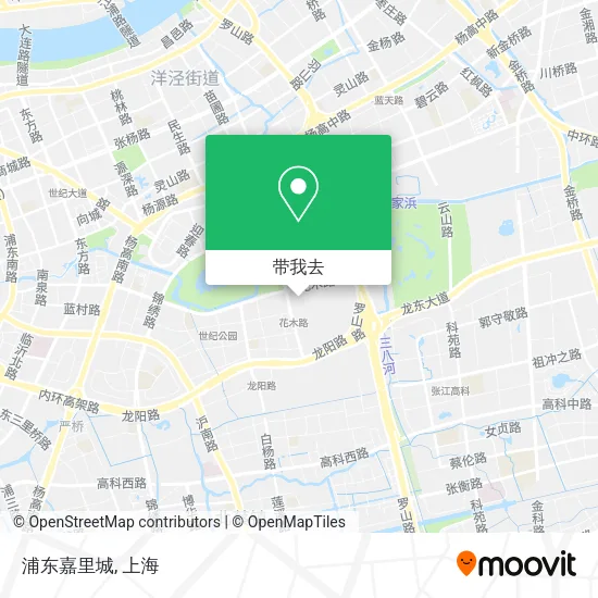 浦东嘉里城地图