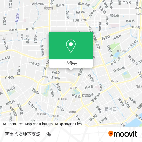 西南八楼地下商场地图