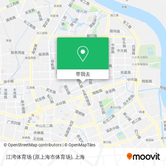 江湾体育场 (原上海市体育场)地图