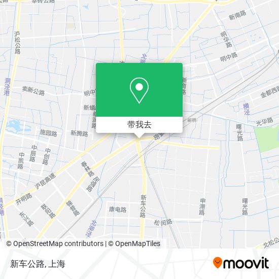 新车公路地图