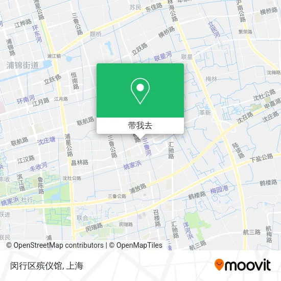 闵行区殡仪馆地图