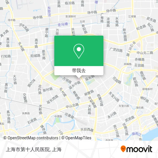 上海市第十人民医院地图