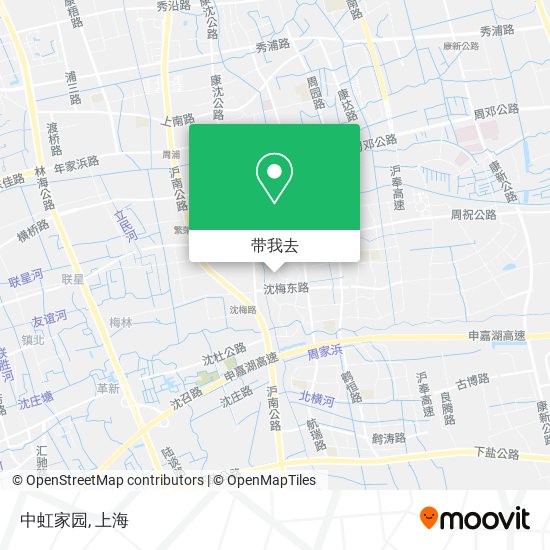 中虹家园地图