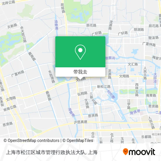 上海市松江区城市管理行政执法大队地图