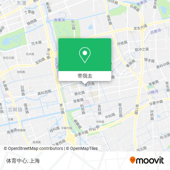 体育中心地图