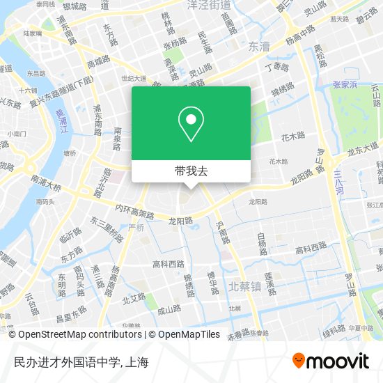 民办进才外国语中学地图