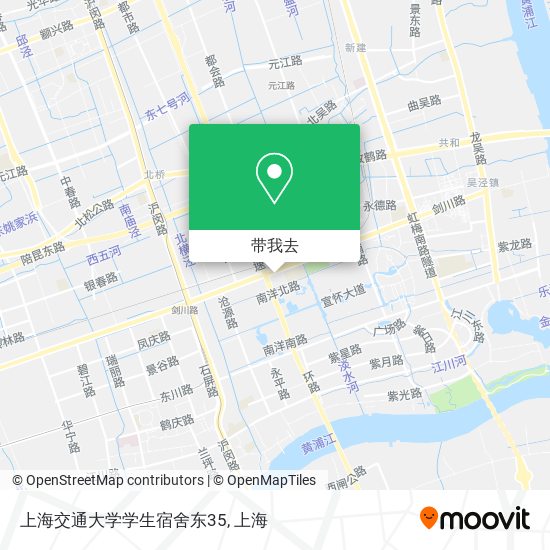 上海交通大学学生宿舍东35地图