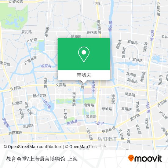 教育会堂/上海语言博物馆地图
