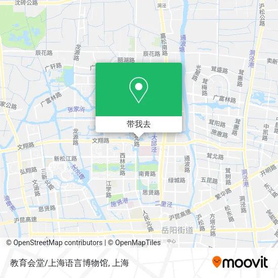 教育会堂/上海语言博物馆地图