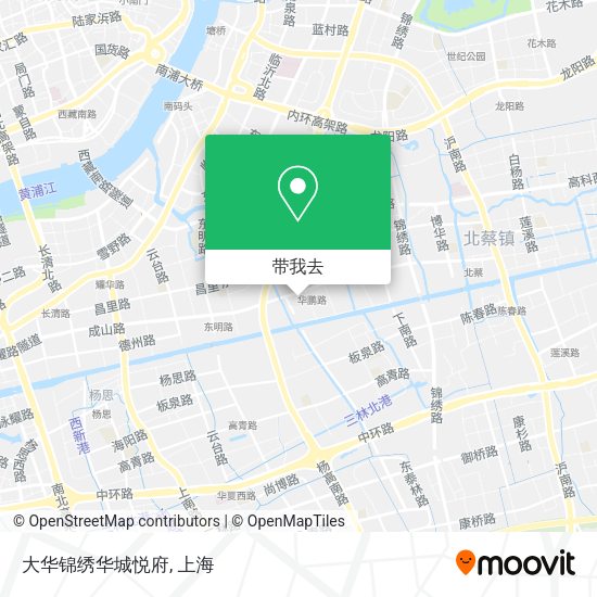 大华锦绣华城悦府地图