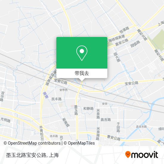 墨玉北路宝安公路地图