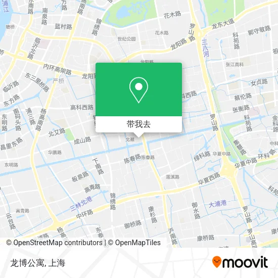 龙博公寓地图