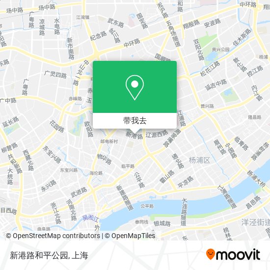 新港路和平公园地图