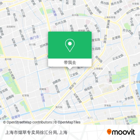 上海市烟草专卖局徐汇分局地图
