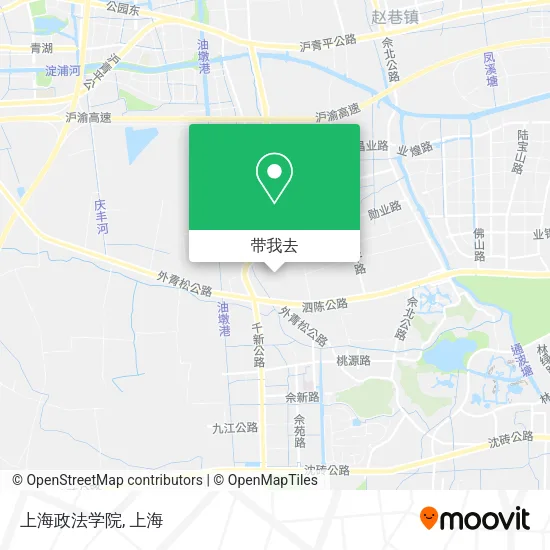 上海政法学院地图