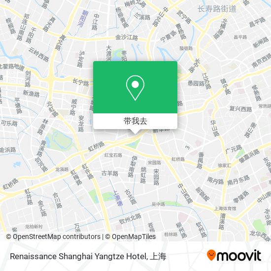 Renaissance Shanghai Yangtze Hotel地图