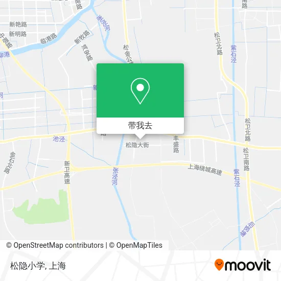 松隐小学地图
