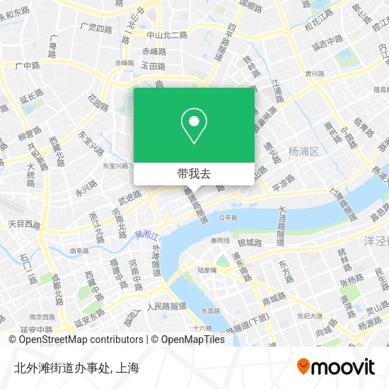 北外滩街道办事处地图